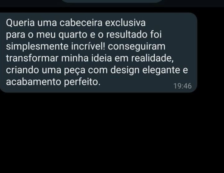 Feedback cliente